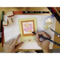 Feutre Dessin Double Pointe ABT Set de 6 couleurs primaires