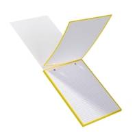 Bloc de 30 Fiches Bristol Perforées A5 Q5/5 Bordures jaune