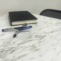 Plateau de table rond Calacatta - RestooTab