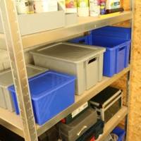 Bac de rangement NOVABAC bleu roi - Gedimat