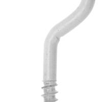 Crochet plastifié blanc 3,5 x 20 mm - Gedimat - NORAIL