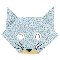 Paquet de 60 feuilles Origami 20x20 cm 70g (30 motifs x 2 feuilles) FURS - AVENUE MANDARINE