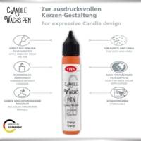 Candle Wachs Pen, 28 ml, orange - VIVA DECOR