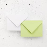Lot de 20 Enveloppe 120g 75x100 blanc