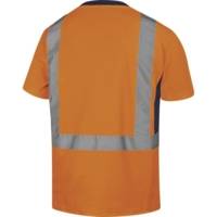 Tee-shirt haute visibilité manches courtes orange - Gedimat - DELTA PLUS