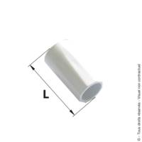 Butée de lame finale blanc 40mm - sachet de 2 pièces - Gedimat - AFBAT