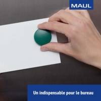 Pack 4 Aimants MAULSolid Ø 38 mm 1,5 kg Puissance Vert