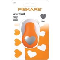 Perforatrice à levier Modèle "coeurs" 19mm blanc / orange