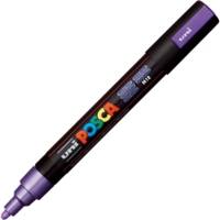 Marqueur pointe conique moyenne pc5m 1,8 - 2,5mm violet métal - POSCA