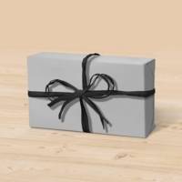 Rouleau Papier Cadeau Kraft Vergé 10x0,7m gris