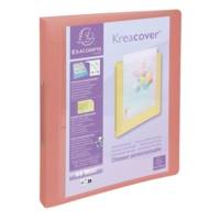 Classeur 2 anneaux 30mm polypropylène Kreacover Pastel - A4 - Couleurs assorties