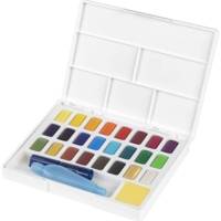 Aquarelles en godets, boîte de 24