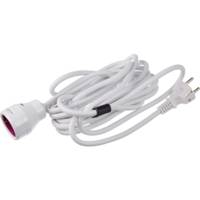 PowerExtention 5 m blanc magenta Type F interrupteur rotatif