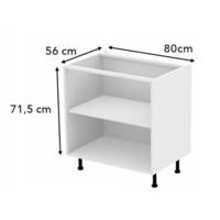 Caisson blanc angle bas 16mm - Gedimat - BCD