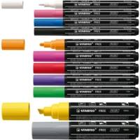 Boîte métal Kit de création de 11 marqueurs FREE acrylic pointes mixtes - STABILO