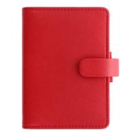 Organiseur Saffiano mini Rouge