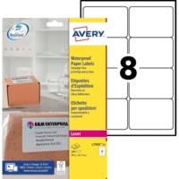 Boite 200 etiquettes laser ultra résistante blanches 99,1x67,7 expédition