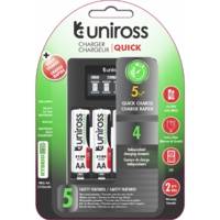 Chargeur LCD RAPIDE Pour 1 à 4 Piles Ni-MH 1.2V AA AAA [USB]