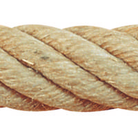 Corde rampe polypropylène fibrille beige 4 torons D32mm - Gedimat - CHAPUIS