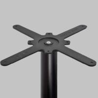 Pied de mange-debout noir Dina - intérieur - RestooTab