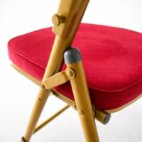 Chaise pliante velours - JAD Groupe