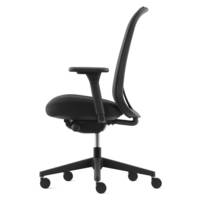Fauteuil Lino dossier suspension graphite Herman MILLER avec accoudoirs