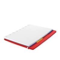 Carnet de notes "Notebook Classic Vif" rechargeable format A5, Rouge