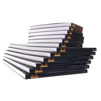Bloc noir n°13 10,5x14,8cm 80 feuilles agrafées 80g Q.5x5