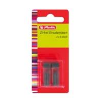 Pack 2 x 5 Mines de compas 2 mm