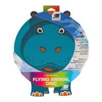 Flying Hippo Disque de Lancer Freesbee Bleu 22 cm