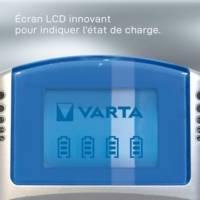 Chargeur LCD Charger 2/4 Piles avec Adaptateur 12 V