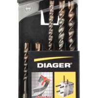 Foret béton 3 taillants SDS+ BOOSTER-PLUS 110mm - Gedimat - DIAGER