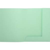 Paquet de 50 chemises imprimées 2 rabats SUPER 210 - 24x32cm Vert clair