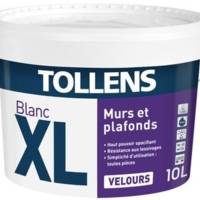 Peinture acrylique murs et plafonds XL velours blanc - Gedimat