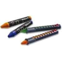Etui de 8 Crayons de cire Epais 665/8 Rond Résistant à l'eau Assorti