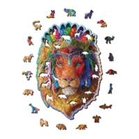 Puzzle en Bois Le Lion Mystique