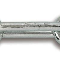 Chaîne soudée maille longue acier zingué D4,5mm charge de travail 125kg - Gedimat - CHAPUIS