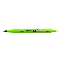 Marqueur 2 en 1 Pilot Twin Marker Vert Fluo