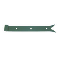 Penture bout queue de carpe noir D14 35x4mm - Gedimat - AFBAT