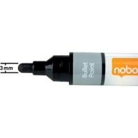 Lot de 10 Marqueurs Effaçables à Sec Liquid Ink Tableau Blanc Pointe Ogive 3mm - NOBO