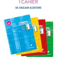 Cahier Clairenfantine Spécial DYS 17x22cm 48 pages 4 couleurs Interligne 5 mm
