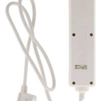 Bloc multiprises standard sans interrupteur blanc 4x16A 1m - Gedimat - ZENITECH