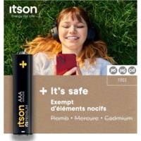 Pack de 4 Piles Alcalines LR03/AAA 1,5V itsPREMIUM