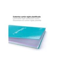 Cahier - A4 (21x29,7cm) - Petits carreaux - 120 pages - carton rose - à spirale