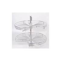 Tourniquet 2 plateaux pour meuble de cuisine d'angle panier 180° - Gedimat - BCD