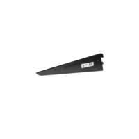 Console double entraxe 32 mm acier noir - Gedimat - NORAIL