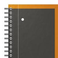 NOTEBOOK A4+ spiralé 160 pages lignée 6 mm orange - OXFORD
