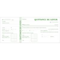 Carnet de 50 feuilles de Quittance de loyer 101x165mm - EXACOMPTA