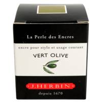 Encre traditionnelle à stylo en flacon "D" 30ml Vert olive - HERBIN