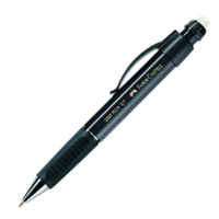 Porte-mine GRIP PLUS 1307 noir métallique mine de 0,7mm - Faber-Castell